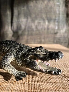 Schleich Crocodile with Movable Jaw Wild Life Toy Figurine 14736~ Mint condition - Picture 1 of 8