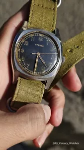 Military Issued Eterna Majetek Czech WW2 Military Air Force Pilots Watch - Picture 1 of 22