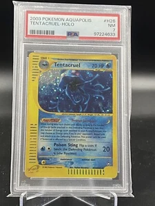 Tentacruel Holo H26/H32 - Aquapolis - PSA 7 NM - Picture 1 of 1