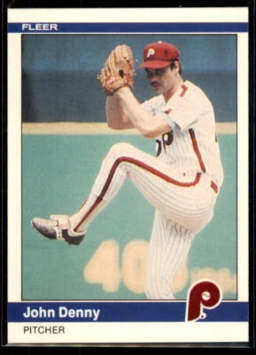 1984 Fleer John Denny #27 Philadelphia Phillies - Image 1 of 2
