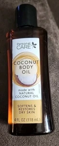 Personal Care Coconut Body Oil Made With Natural Coconut Oil 4 Fl Oz. Free Ship - Picture 1 of 1