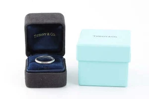 Tiffany & Co. 950 Platinum Tiffany Together Milgrain Band Size 7.5 (5.60g.) - Picture 1 of 4