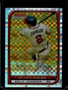 Kelly Johnson (Braves) 2008 Bowman Chrome X-Fractor 137/250 Mint+ - Picture 1 of 2