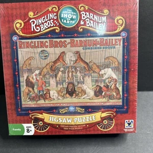 Ringling Bros. Barnum Bailey 1000 Piece Vintage Poster Edition Puzzle NEW Sealed - Picture 1 of 12