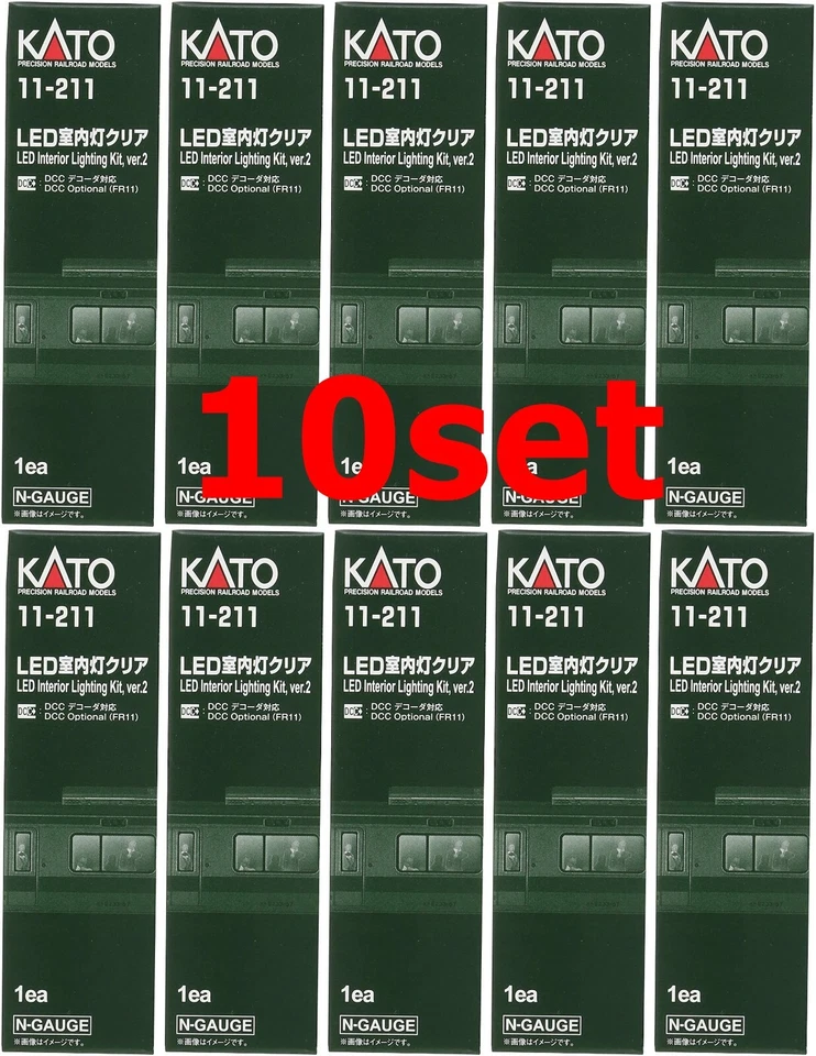 KATO N Scale LED Passenger Car Lighting Kit Single Version 2 11211