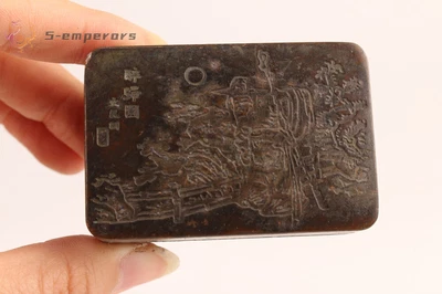 Colección China Bronce Tallado a Mano Anciano Estatua Unicornio Figura Regalo Caja de Arte Foto 1 de 4