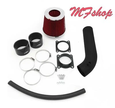 Abrigo AirX Racing negro-rojo para Nissan 350Z 2003-2006 3,5 L V6 kit de admisión de aire Foto 1 de 4