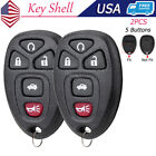 2 Remote Key Fob Shell Pad Case for 2006 2007 2008 2009 2010 2011 Buick Lucerne
