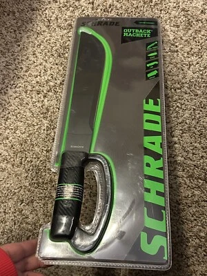 Schrade Outback Machete Full Tang Knife w/ Nylon Belt Sheath 16" SCMACH16 - Image 1 of 4