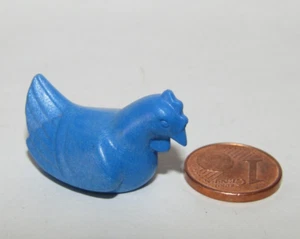 Playmobil Miniature Blue Chicken  - C34 - Picture 1 of 3