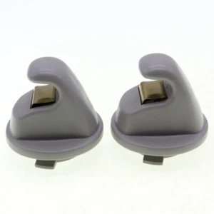 2Pcs Fits Volkswagen Golf MK7 Jetta Gray Sun Visor Hook Bracket Clip Retainer - Picture 1 of 4