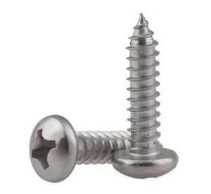 316 SS M2 M2,2 M2,6 M3 Cabezal Pan GB845 Redondo Phillips Tornillos para Madera Autoroscantes - Imagen 1 de 11