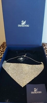 Collana Swarovski originale e mai usata! Fazzoletto cristalli luminosissimi rara - Immagine 1 di 4
