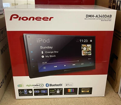 Pioneer 6.8" Bluetooth DAB+ Touch Car Apple Android DAB Stereo DMH-A340DAB NEW - Image 1 of 2