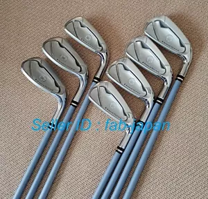 LADIES YAMAHA INPRES DRIVE STAR IRON SET #6-PW +AW + SW L FLEX 7 CLUBS 2023 - Picture 1 of 8