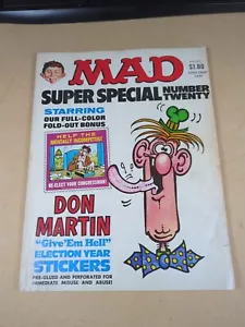 Cómics vintage de Don Martin 1976 años 70 número especial número 20 MAD MAGAZINE - Imagen 1 de 7