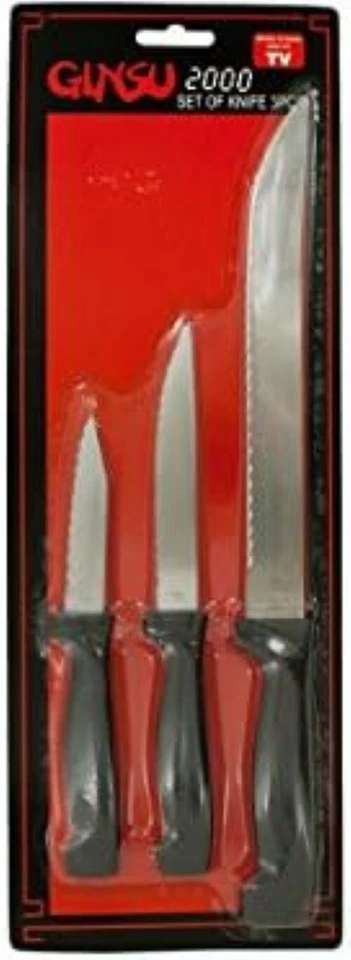 Juego de cuchillos de 3 piezas de acero inoxidable Ginsu Foto 1 de 1