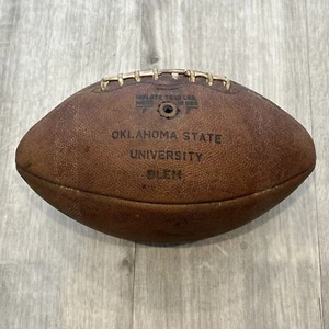 Oklahoma State University OSU Cowboys Intercollegiate Wilson TD Vintage Football - Picture 1 of 10