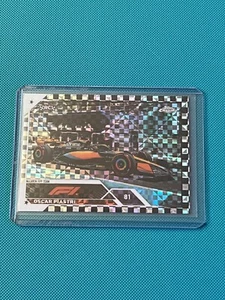 Topps Chrome Formula 1 2023 - McLaren - Oscar Piastri black white checker RC #42 - Picture 1 of 1