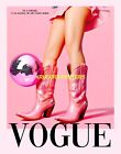 PINK VOGUE COWBOY BOOTS DISCO BALL WALL ART POSTER - CASTELLO - KRUGERS POSTERS
