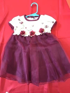 Wedding Flower Girl Layer  Dress white/red  Or Green/ White M/USBaby XS S M L XL - Picture 1 of 8