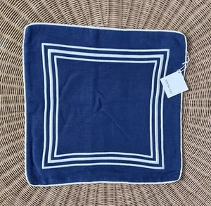 NEW Serena & Lily Riva Pillow Cover (20” SQ)-Vintage Indigo Blue - Picture 1 of 2