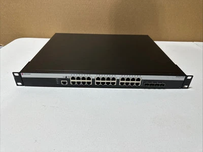 Enterasys 08G20G4-24P 24-port 10/100/1000 4-SFP Gigabit Switch - Image 1 of 4