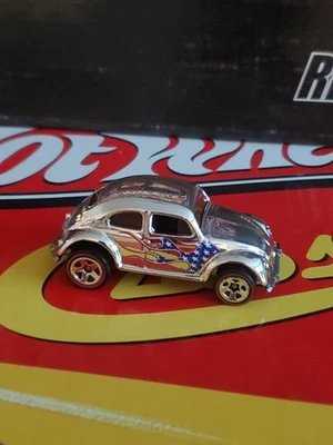 Hot Wheels 2008 Target Super Chromes 10 Car Tin Set Volkswagen Beetle VW Bug - Image 1 of 4