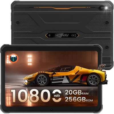 HOTWAV R10 Pro Outdoor Tablet Android14 OctaCore 10800mAh 20GB+256GB Tablet 10'' - Bild 1 von 4