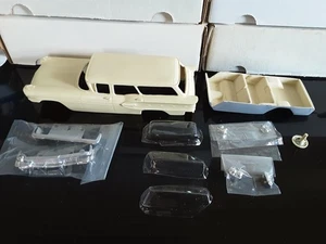 R&R VACUUM CRAFT 1958 PONTIAC 4 DR STATION WAGON RESIN MODEL CAR TRANSKIT - Bild 1 von 7