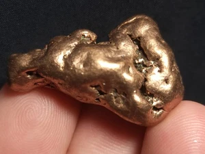 Native Copper Nugget from Keweenaw Peninsula, Michigan 1+" (25.7 grams) - Picture 1 of 6