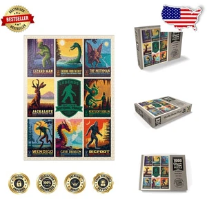 Derek Anderson’s Vintage Nationalparks 1000-teiliges Puzzle mit Referenzposter - Bild 1 von 12
