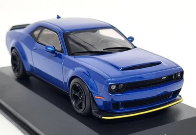 Solido 1/43 Dodge Challenger SRT Demon V8 6.2L 2018 Blue Diecast Scale model car - Image 1 of 4