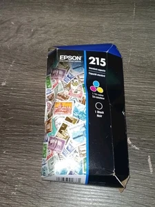 Wkłady atramentowe Epson 215 Black & Tri Color T215120-BCS - nowe/zapieczętowane! 10/2027 - Zdjęcie 1 z 3