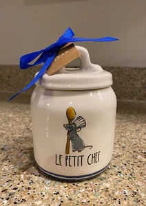 Rae Dunn Ratatouille “Le Petit Chef” Small Canister, Sugar Bowl, Jar with Lid - Picture 1 of 4