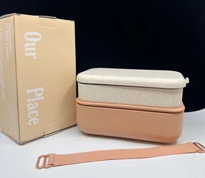 Our Place THE LUNCH BOX Pink Rose Gold Chopsticks Utensils Plus $45 Coupon Code - Picture 1 of 16