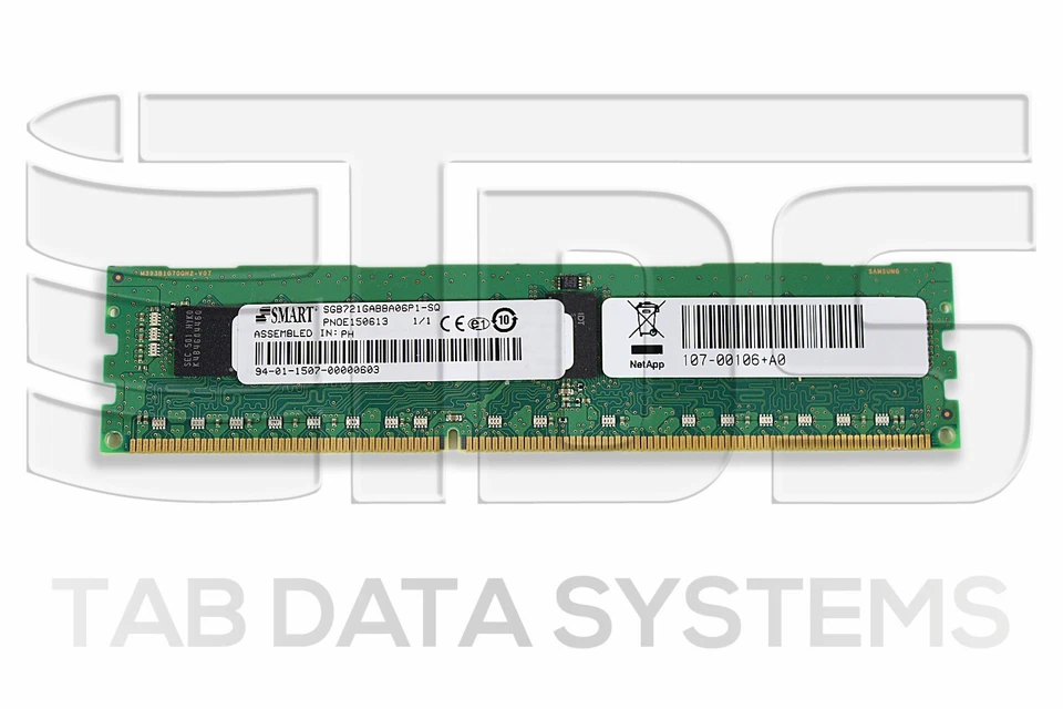 NetApp X3213-R6 8GB Memory ECC DIMM FAS80x0 DDR3-1333 107-00106+A0 - Image 1 of 1