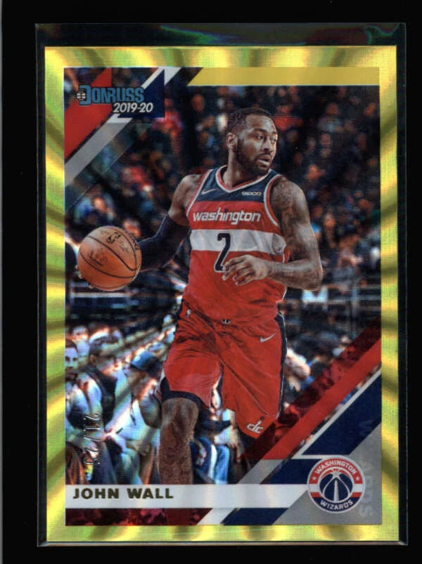 约翰·沃尔 2019/20 DONRUSS #200 黄色 SPOKES PARALLEL #21/25 AZ2311 — 第 1/1 张图片