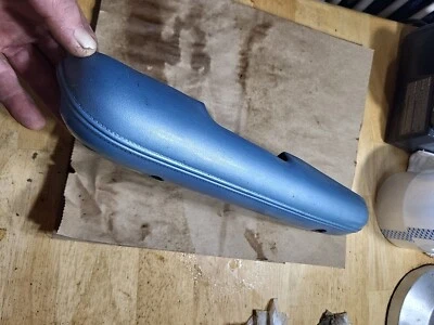 1968 Ford Mustang / Mercury Cougar Standard Drivers Side Arm Rest Pony Blue Oem - Image 1 of 4