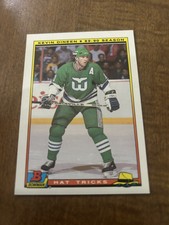 1990-91 Bowman Hat Tricks - #7 Kevin Dineen NM+ Free Shipping!