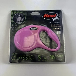 Flexi New Classic Retractable Cord Dog Leash 16-Foot Pink SMALL Up To 26 Lb Max - Picture 1 of 1