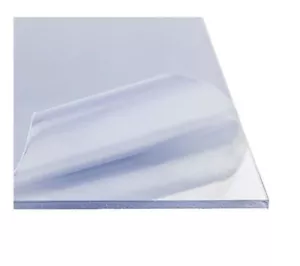 Foglio trasparente in policarbonato 1/4"x12"x12" - Misura campione - Foto 1 di 4