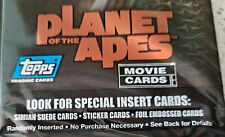 2 Topps 2001 Planet of the Apes Trading Card Packs Sealed Movie Cards