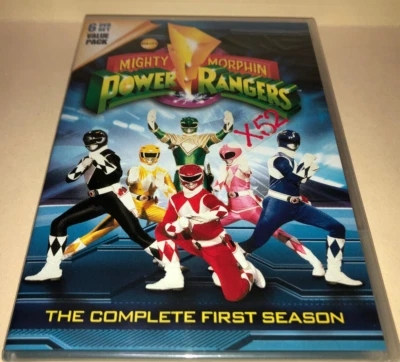 Mighty Morphin Power Rangers DVD Complete First Season Set Green Red Pink Ranger - Image 1 of 4