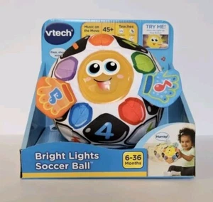 NEW 2017 Vtech Bright Lights Soccer Ball Special Needs Songs Sounds Fine Motor - Picture 1 of 7