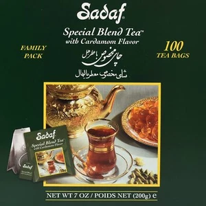 Sadaf Cardamom Tea Bags | Special Blend Cardamom Ceylon Black Tea | Quicktea ... - Picture 1 of 8