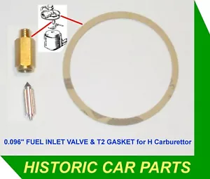 HINDUSTAN MINOR 1000 (India) 1954-on - FUEL NEEDLE VALVE & GASKET for H2 SU Carb - Picture 1 of 1