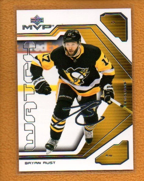 Bryan Rust 2021-22 Upper Deck MVP Hockey 20th Anniversary Watch #56 - Image 1 of 1