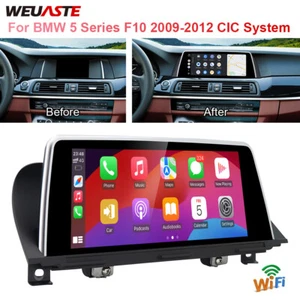 Para BMW Serie 5 F10 2009-2012 Sistema CIC 10.25"" Coche Linux Pantalla Radio Estéreo - Imagen 1 de 12