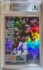 1995 Score Summit #BB16 Rafael Palmeiro Big Bang Auto BGS BECKETT AUTHENTIC